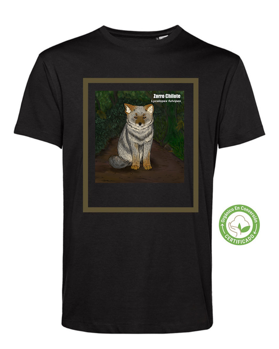 Polera Eco Hombre Zorro Chilote