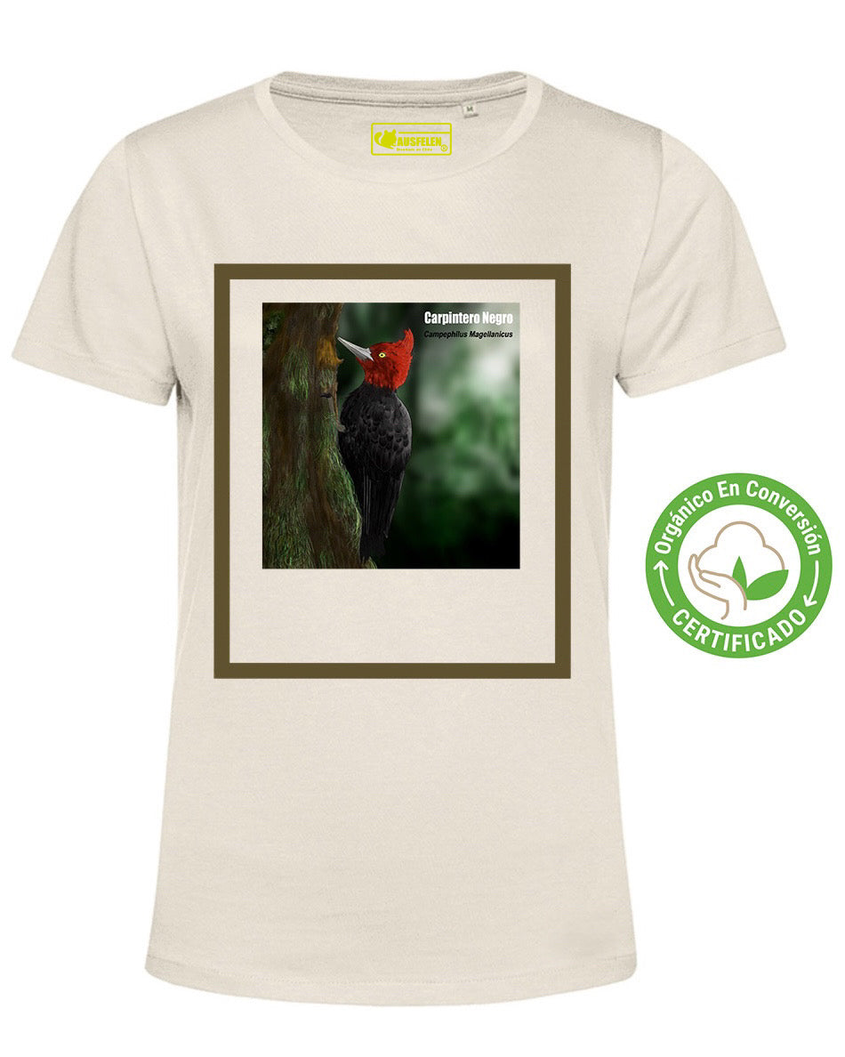 Polera Eco Mujer Carpintero Negro