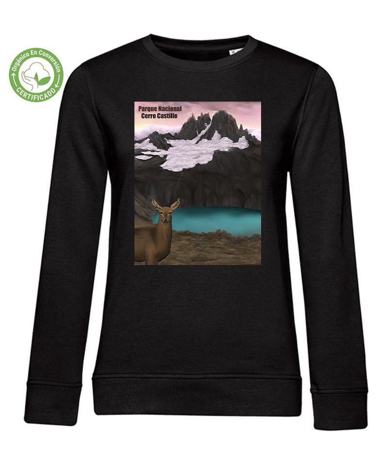 Polerón Eco Mujer Parque Nacional Cerro Castillo Crew Neck