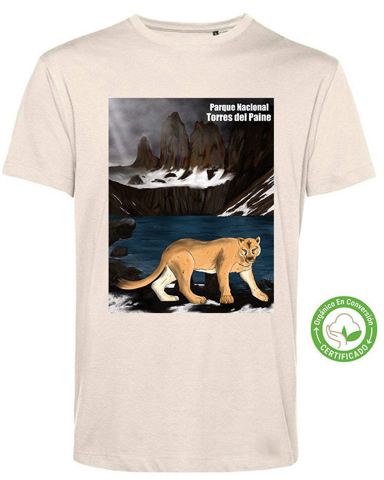 Polera Eco Hombre Parque Nacional Torres del Paine