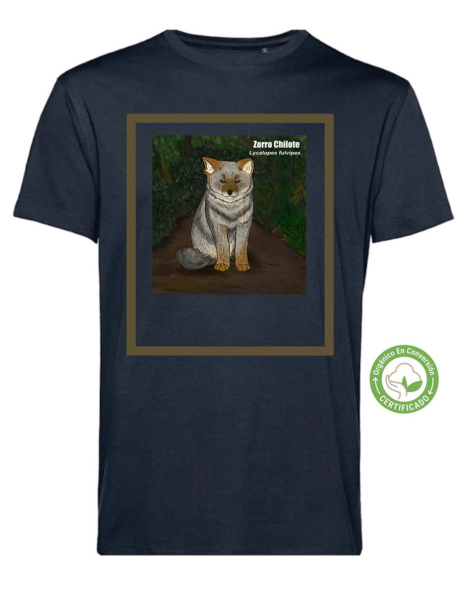 Polera Eco Hombre Zorro Chilote