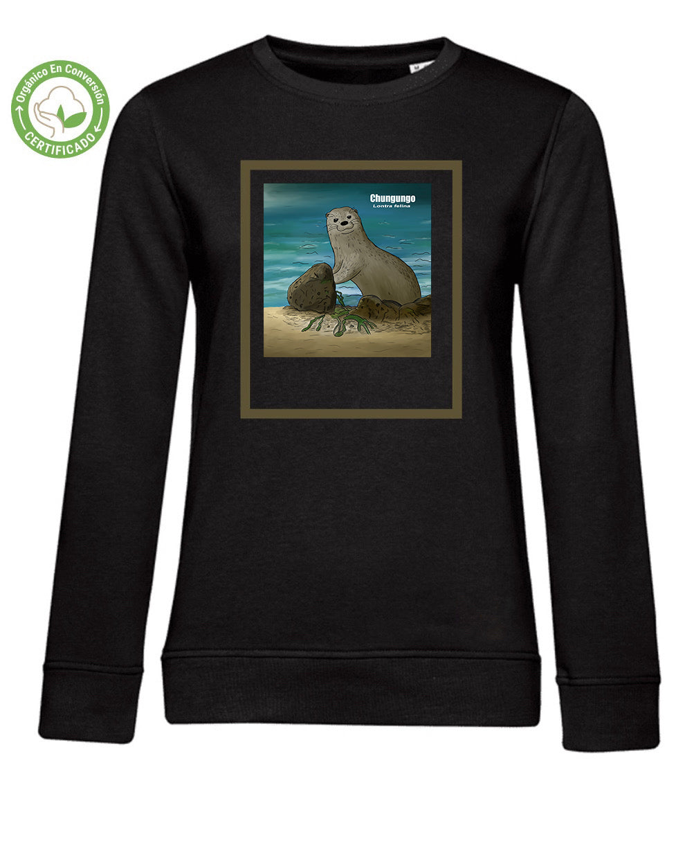 Polerón Eco Mujer Art Chungungo Crew Neck