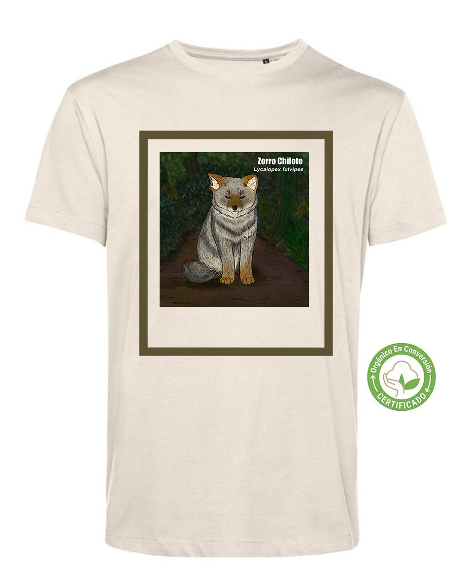 Polera Eco Hombre Zorro Chilote